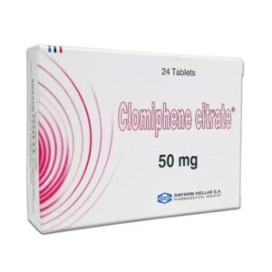 Anfarm-Clomiphene-Citrate-24x50mg.jpg Anfarm Clomiphene Citrate 24x50mg